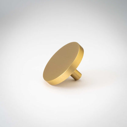 Rondelle, Solid Brass Cabinet Knobs.