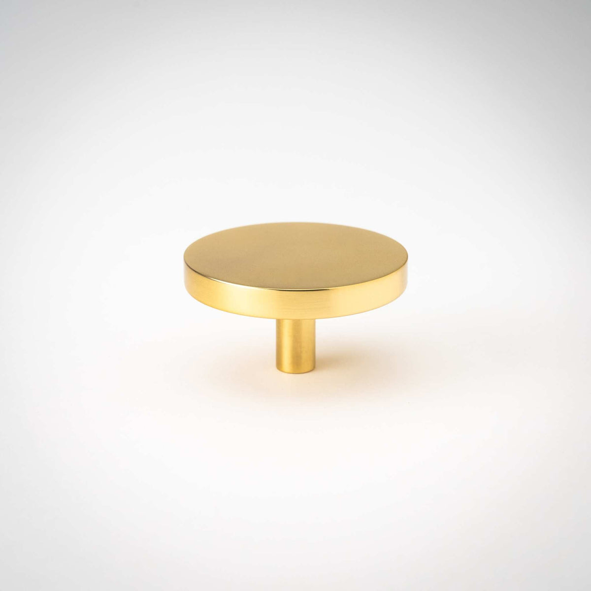 Rondelle, Solid Brass Cabinet Knobs.