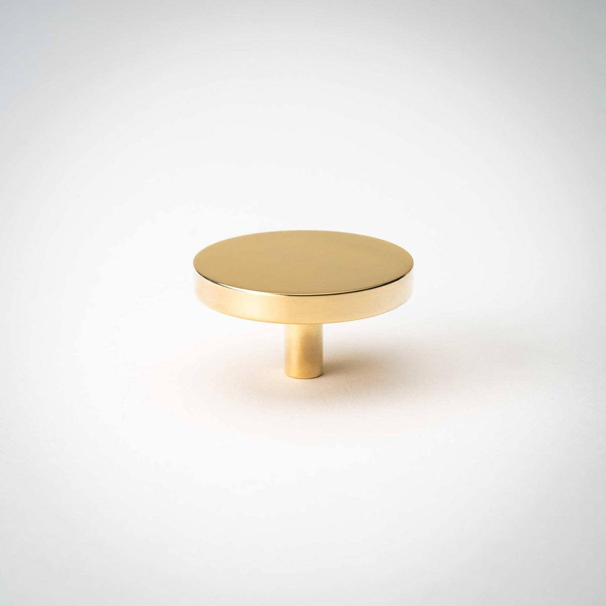Rondelle, Solid Brass Cabinet Knobs.
