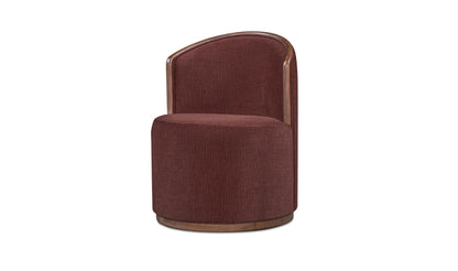 Rossi Swivel Dining Chair Berry.