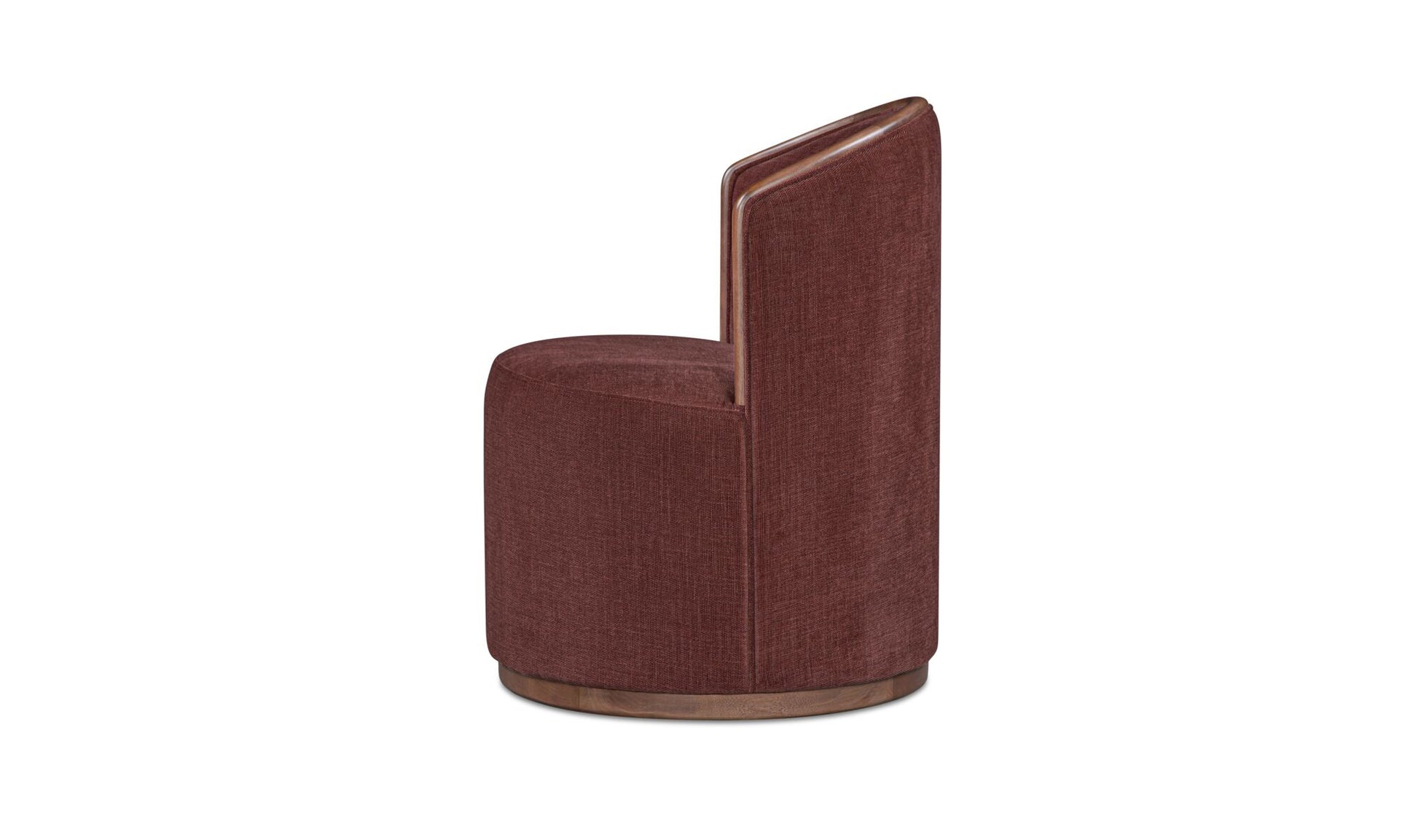 Rossi Swivel Dining Chair Berry.
