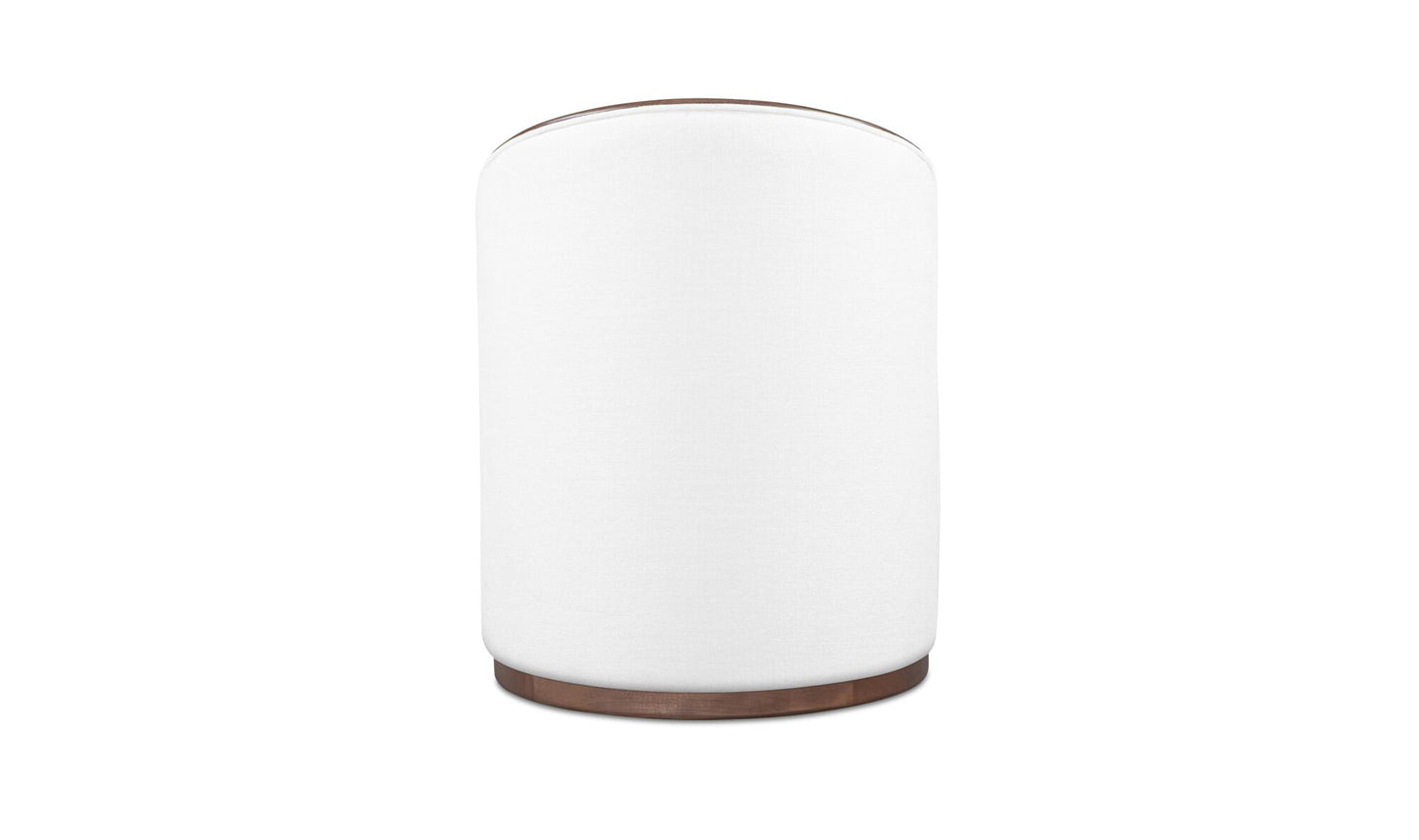 Rossi Swivel Dining Chair Cream.