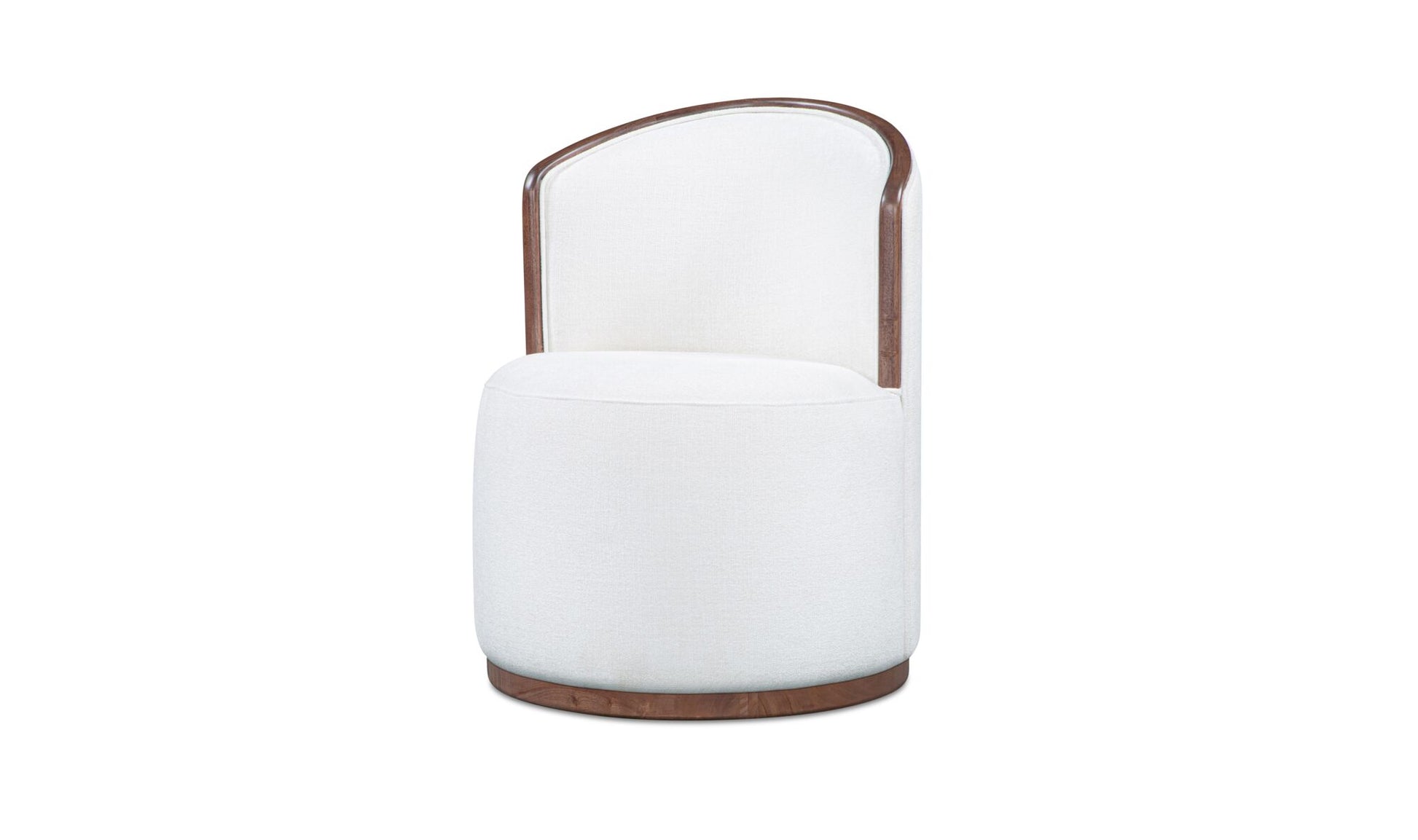Rossi Swivel Dining Chair Cream.