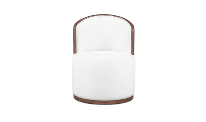 Rossi Swivel Dining Chair Cream.
