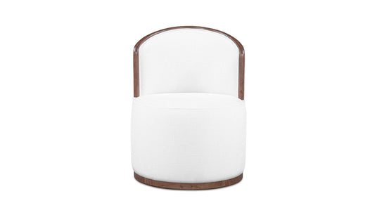 Rossi Swivel Dining Chair Cream.