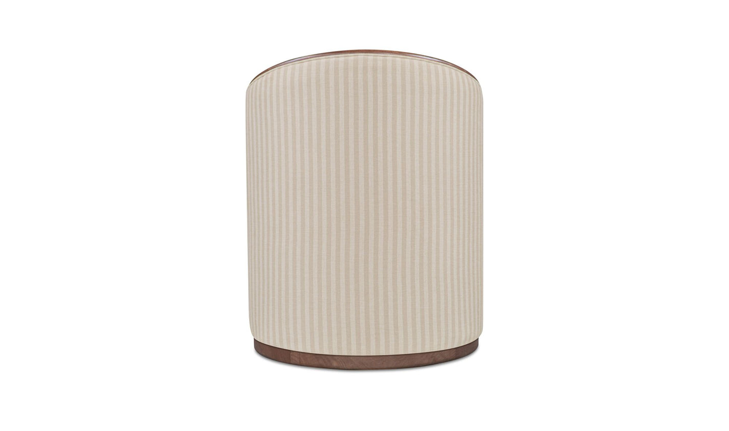 Rossi Swivel Dining Chair Stripe