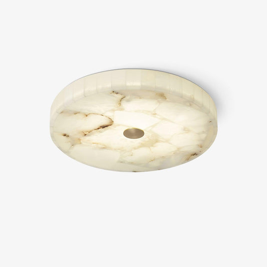 Round Mosaic Alabaster Ceiling Lamp