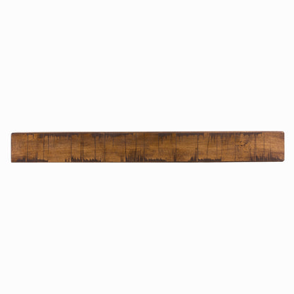 Rustic Poplar Fireplace Mantel Shelf.