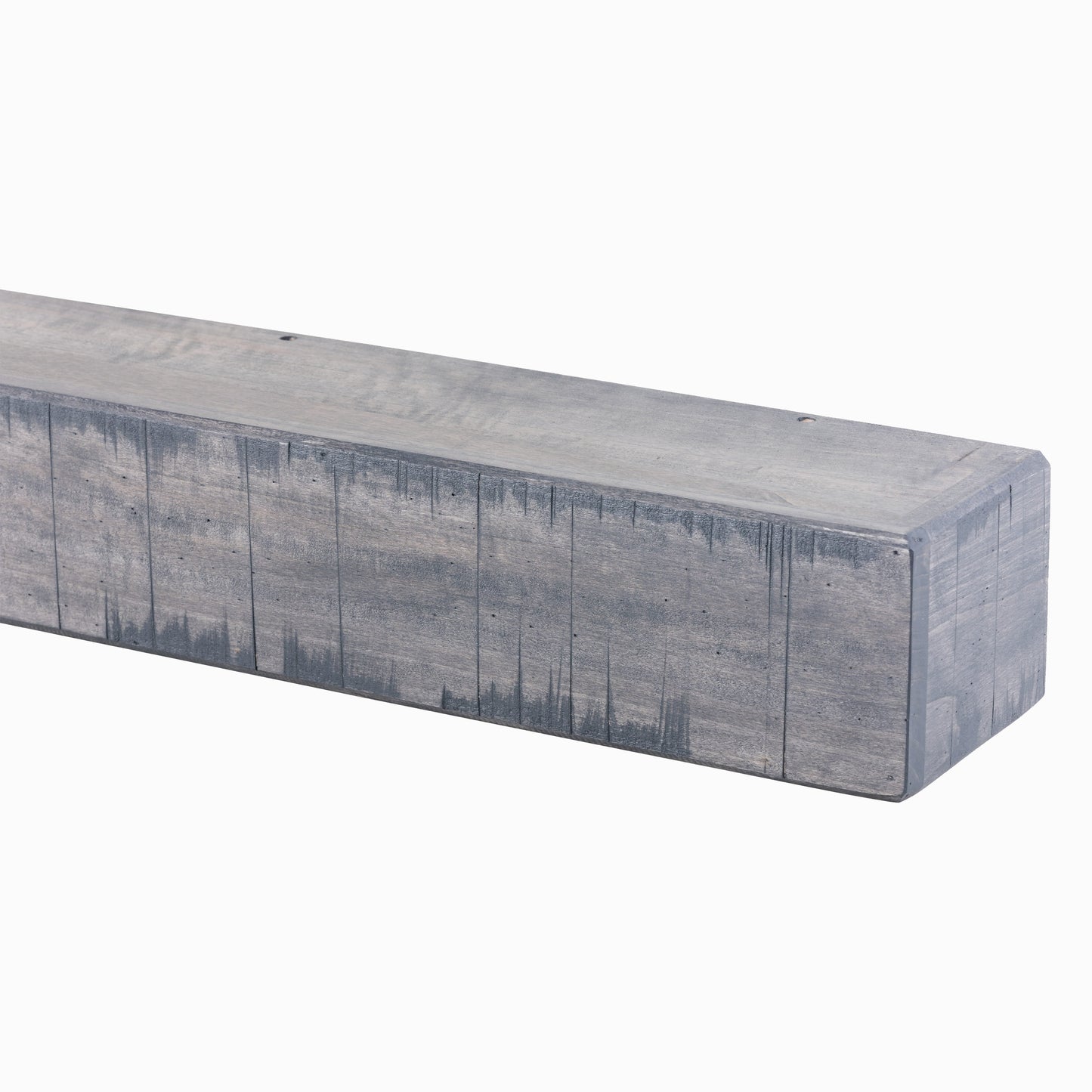 Rustic Poplar Fireplace Mantel Shelf.