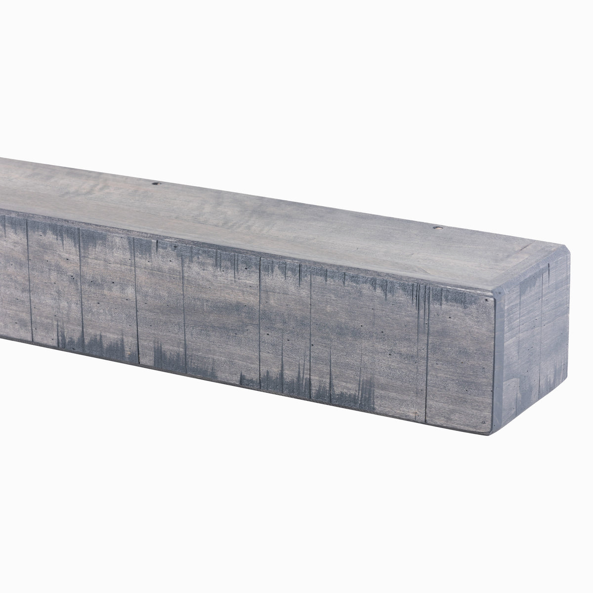 Rustic Poplar Fireplace Mantel Shelf.