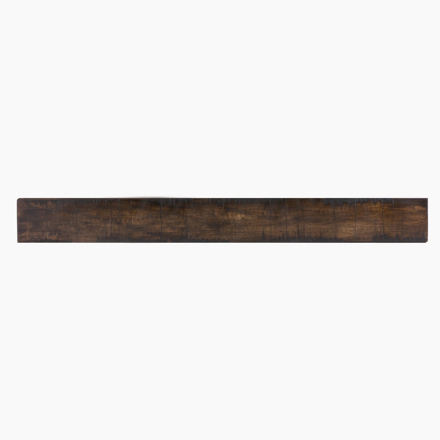 Rustic Poplar Fireplace Mantel Shelf.