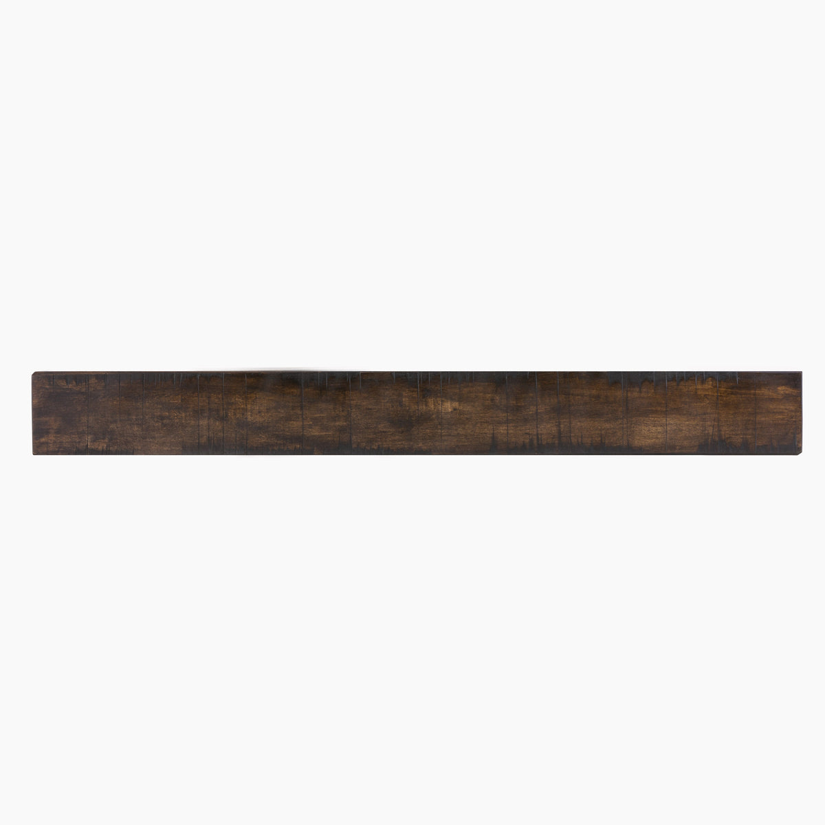 Rustic Poplar Fireplace Mantel Shelf.