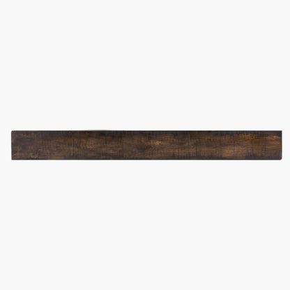 Rustic Poplar Fireplace Mantel Shelf.