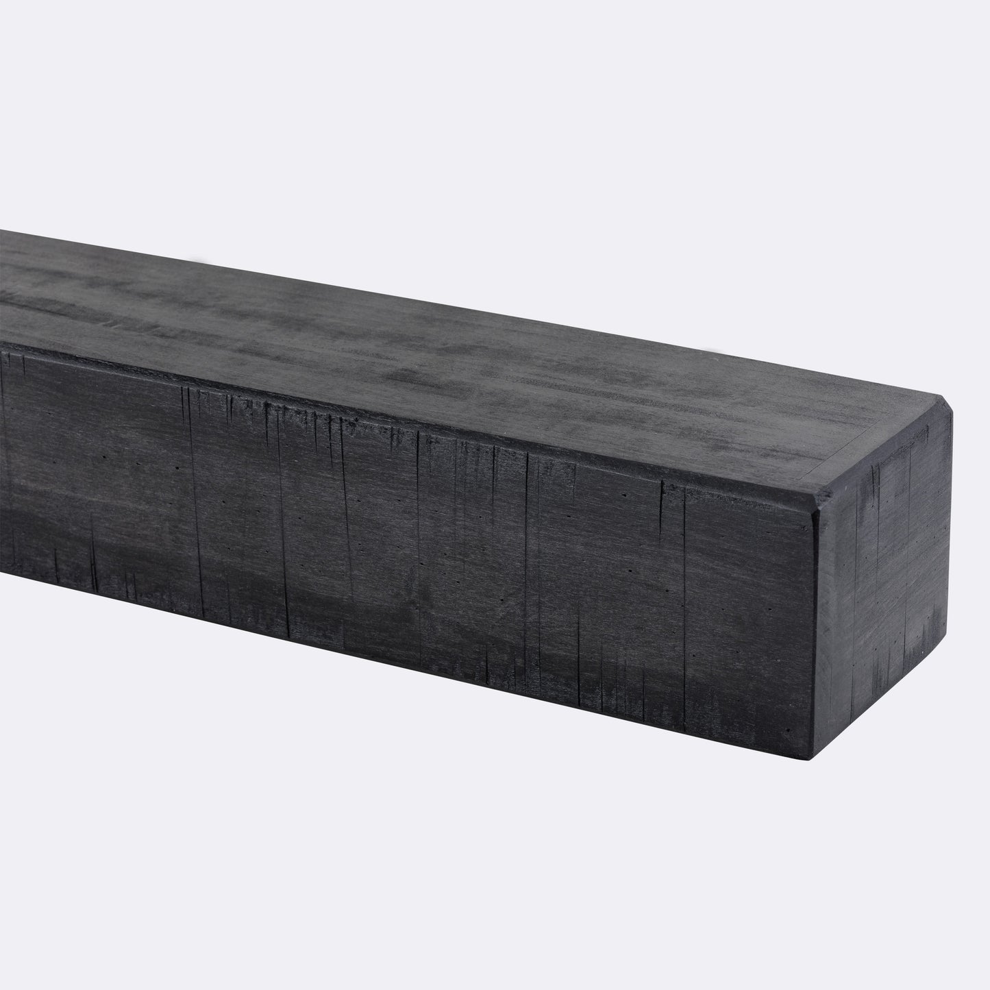 Rustic Poplar Fireplace Mantel Shelf.
