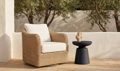 Ruth Outdoor Side Table Black