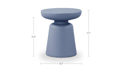 Ruth Outdoor Side Table Blue.