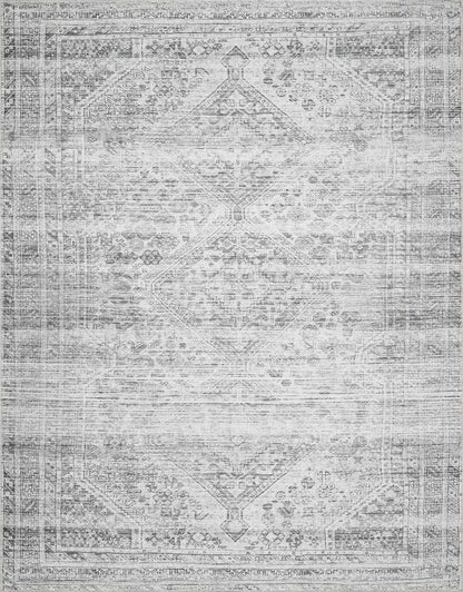 Barny Gray Blue Washable Rug - Clearance.