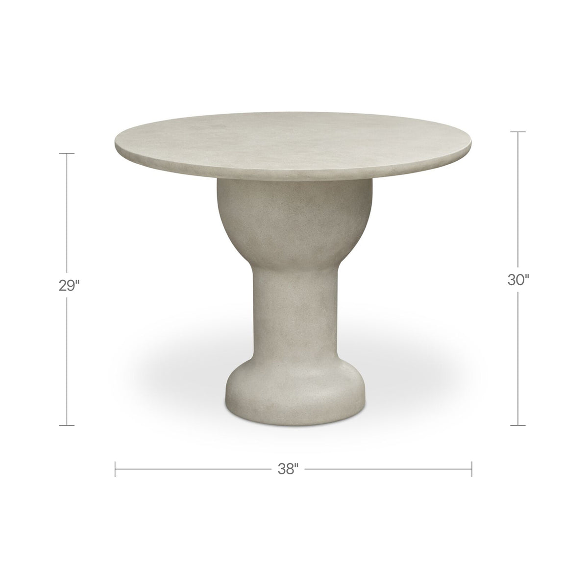Magnolia Outdoor Café Table Cream - lifestyle view 2