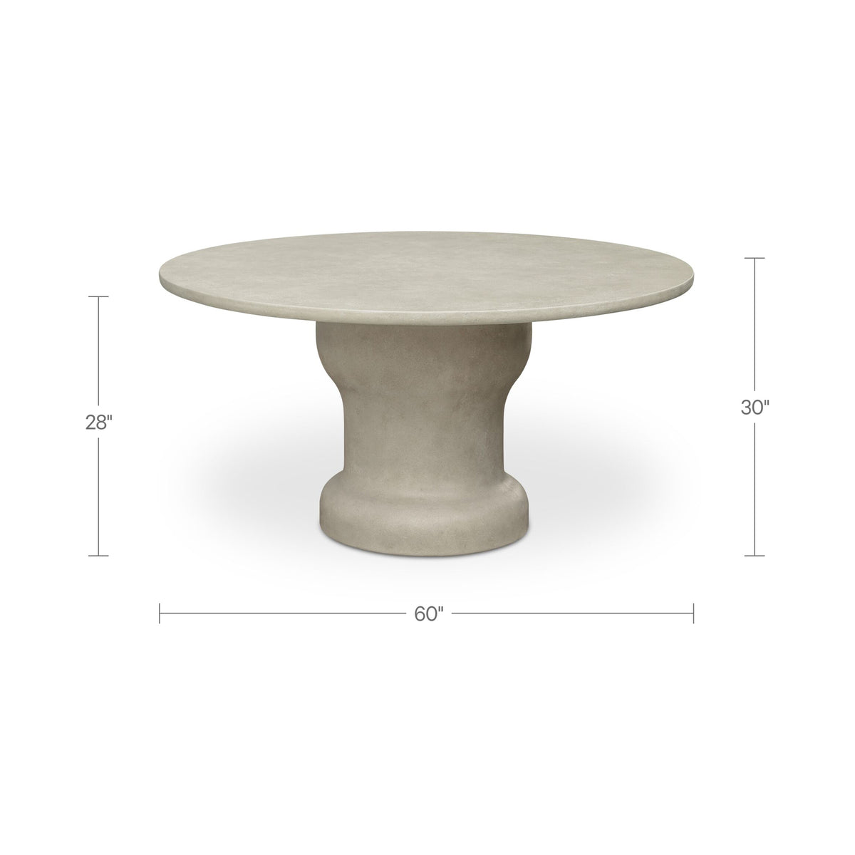 Magnolia Outdoor Dining Table Cream - lifestyle view 2