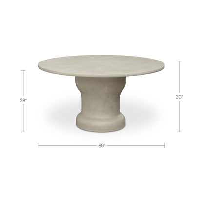 Magnolia Outdoor Dining Table Cream - lifestyle view 2