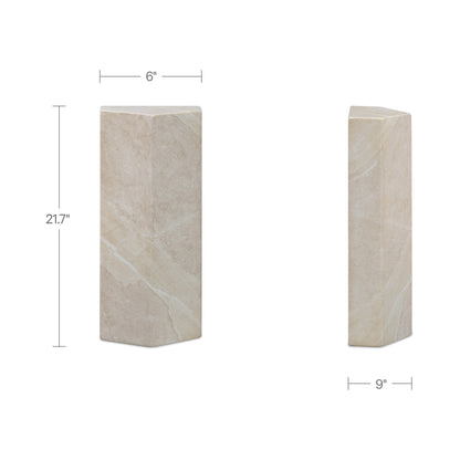 Nix Outdoor Side Table Cream - lifestyle view 2