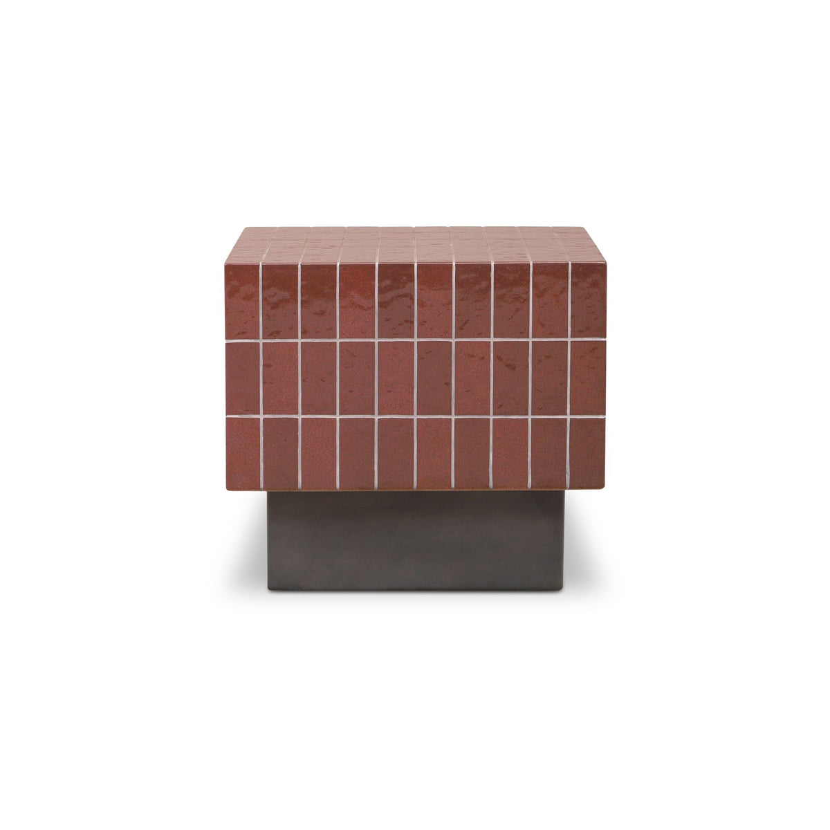 Farren Outdoor Side Table Brown - alternate view 2