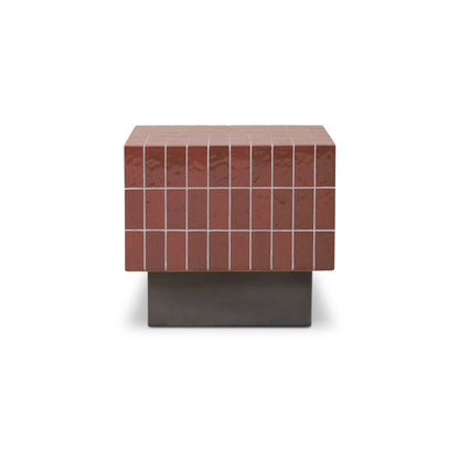 Farren Outdoor Side Table Brown - alternate view 2