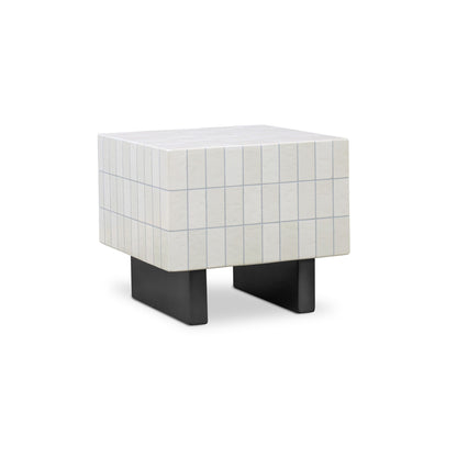 Farren Outdoor Side Table Cream - alternate view 1