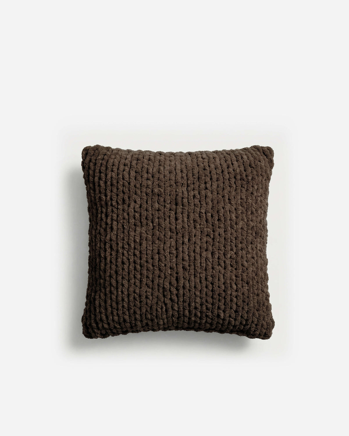 Snug Chunky Knit Throw Pillow.