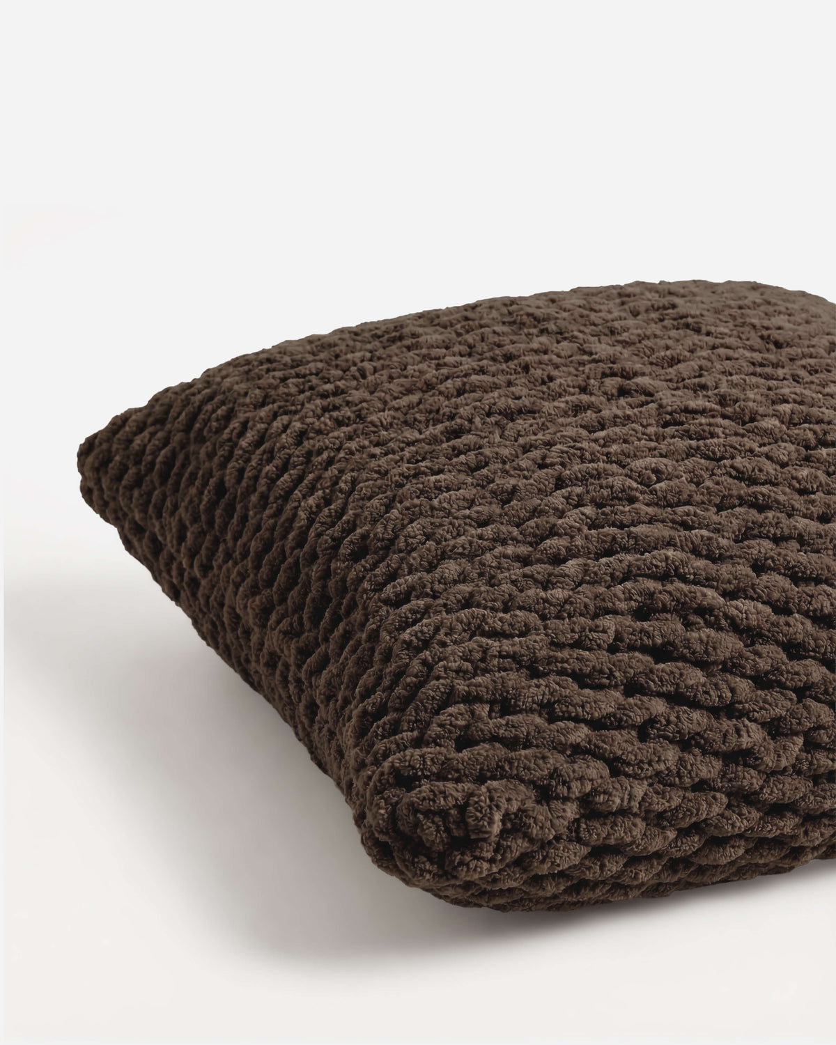 Snug Chunky Knit Throw Pillow.