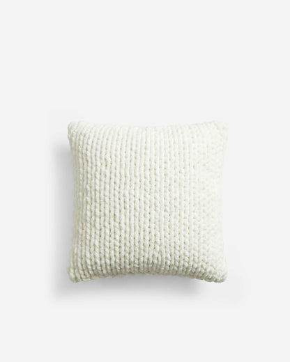 Snug Chunky Knit Throw Pillow.