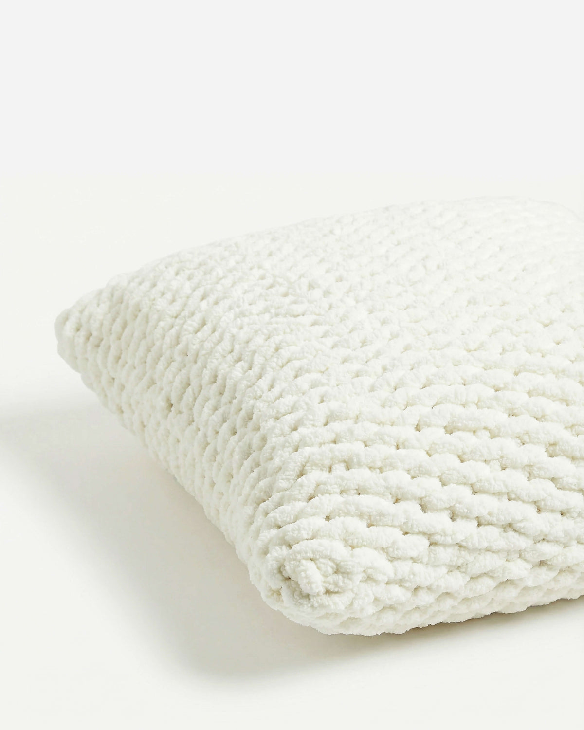 Snug Chunky Knit Throw Pillow.
