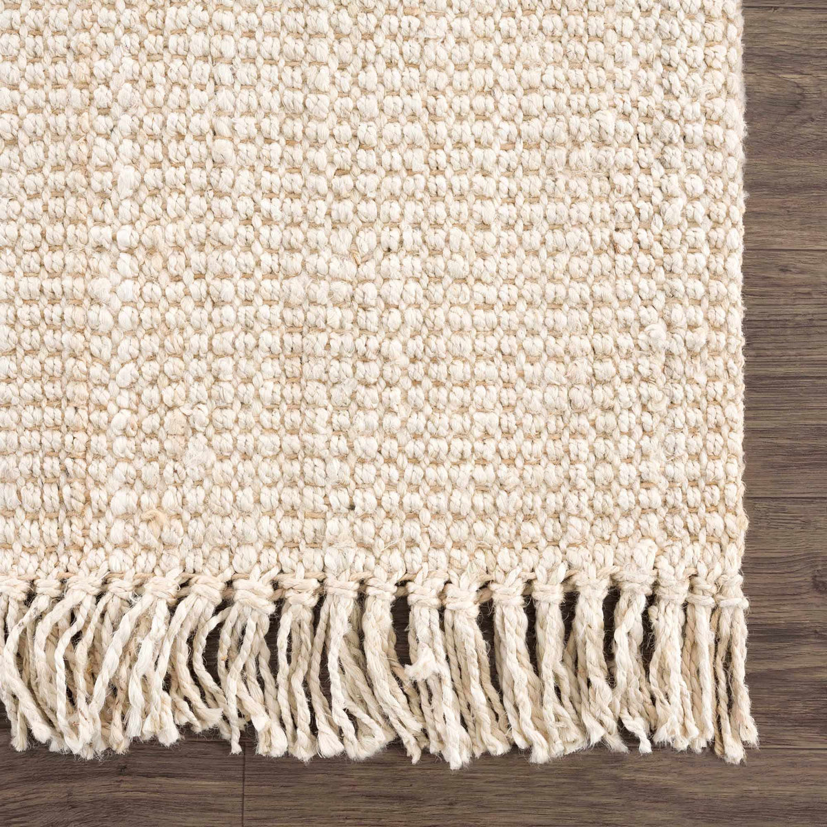 Senneterre Bleached Jute Rug.