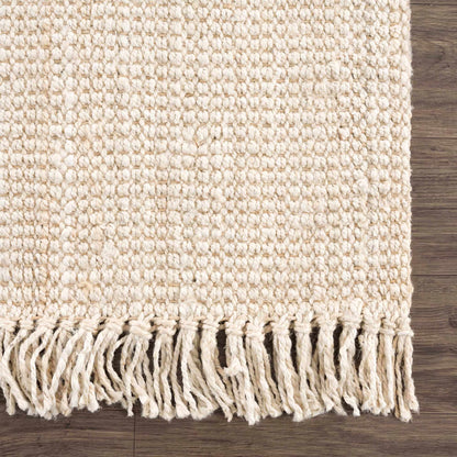 Senneterre Bleached Jute Rug.