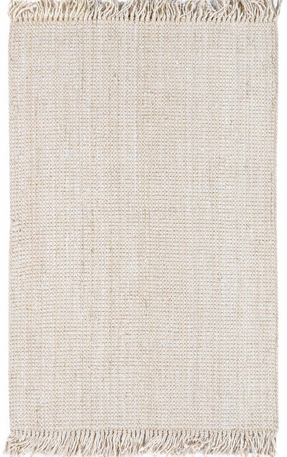 Senneterre Bleached Jute Rug.