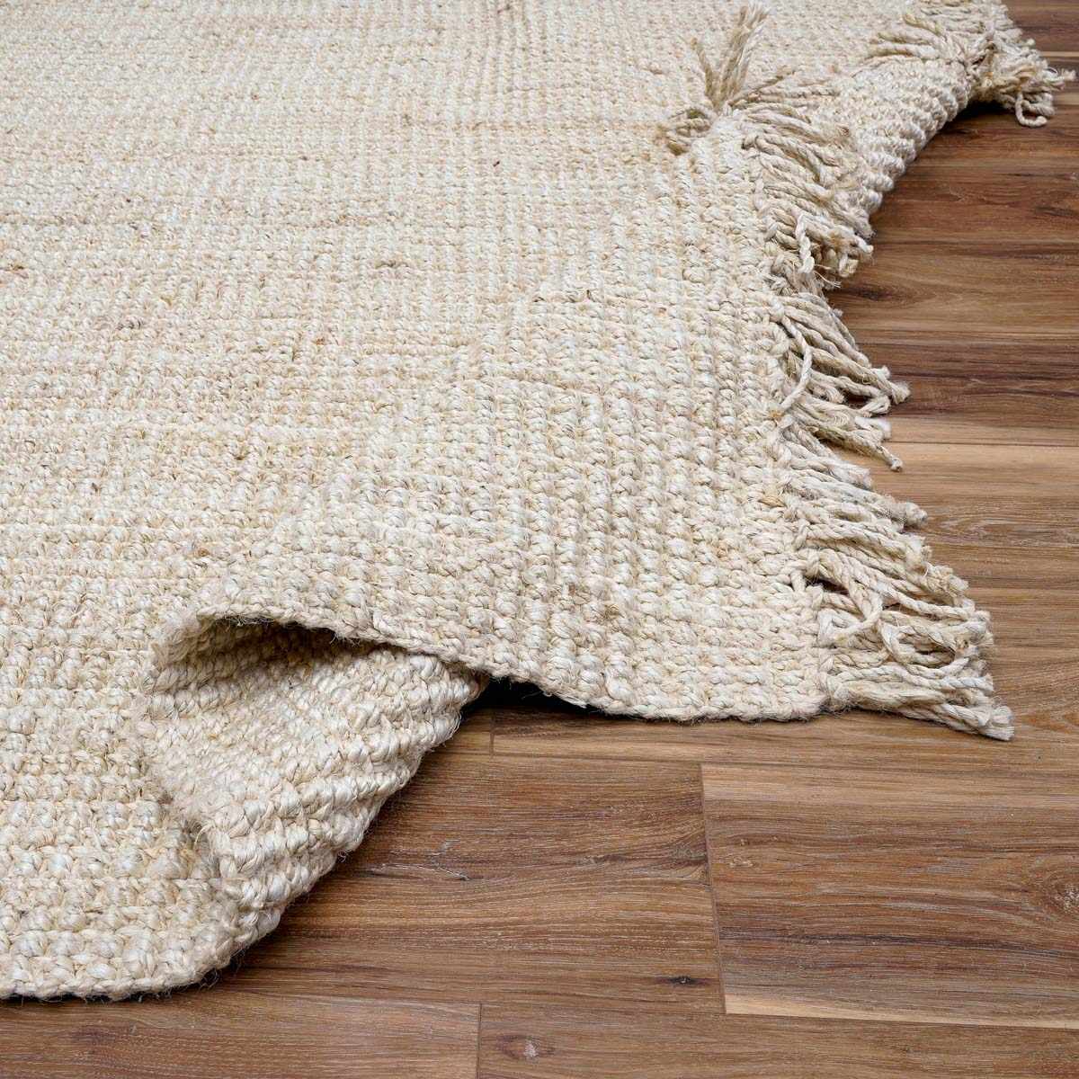 Senneterre Bleached Jute Rug.