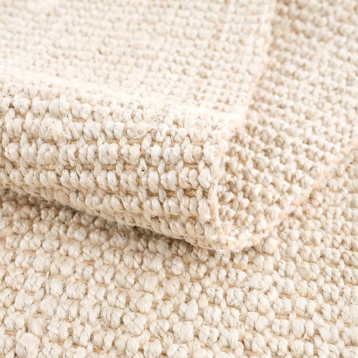 Senneterre Bleached Jute Rug.