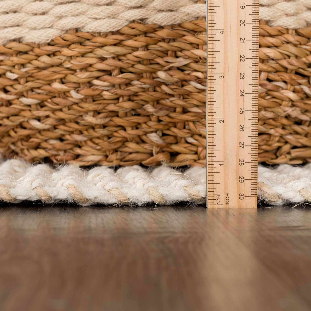 Senneterre Bleached Jute Rug.