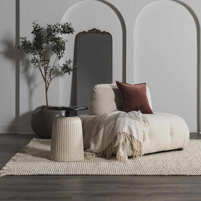 Senneterre Bleached Jute Rug.