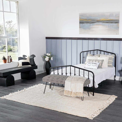 Senneterre Bleached Jute Rug.