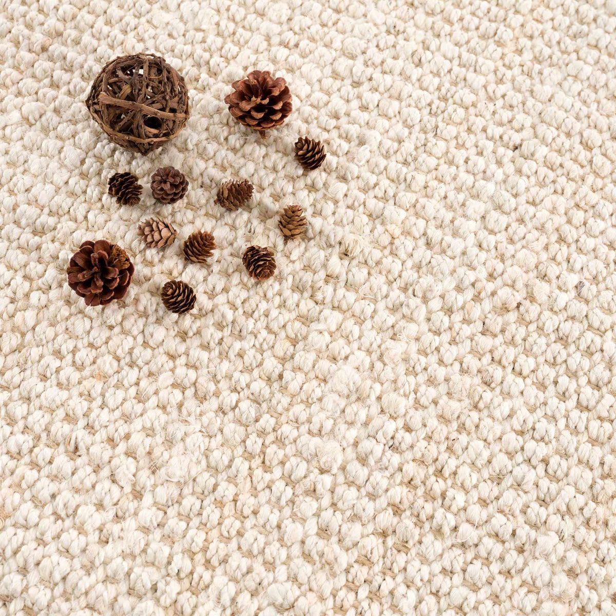 Senneterre Bleached Jute Rug.