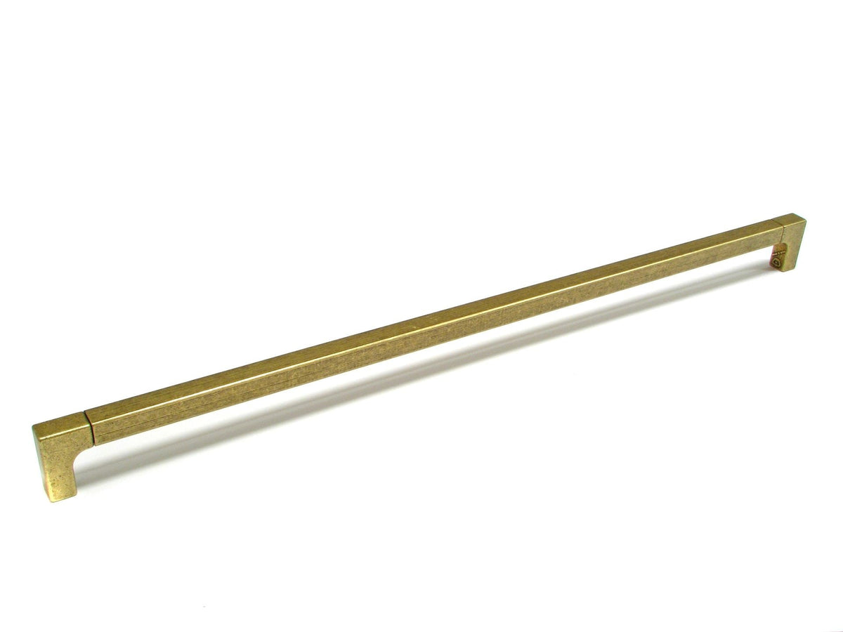 Lora Aged Brass Drawer and Appliance Pulls.