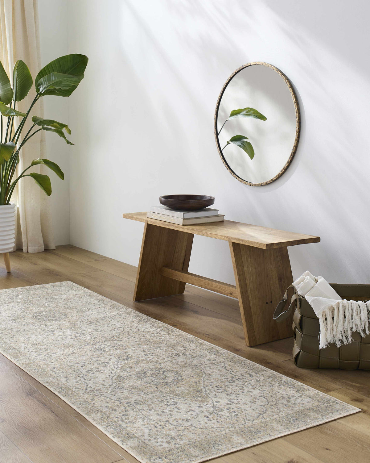 Cara Flat Pile Washable Rug