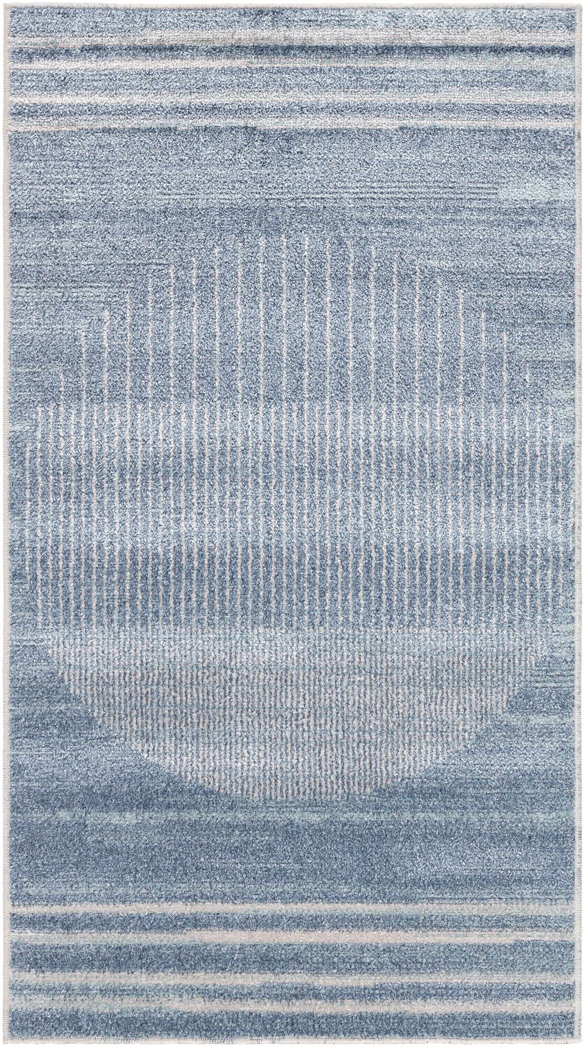 Thad Blue Washable Area Rug - Clearance.