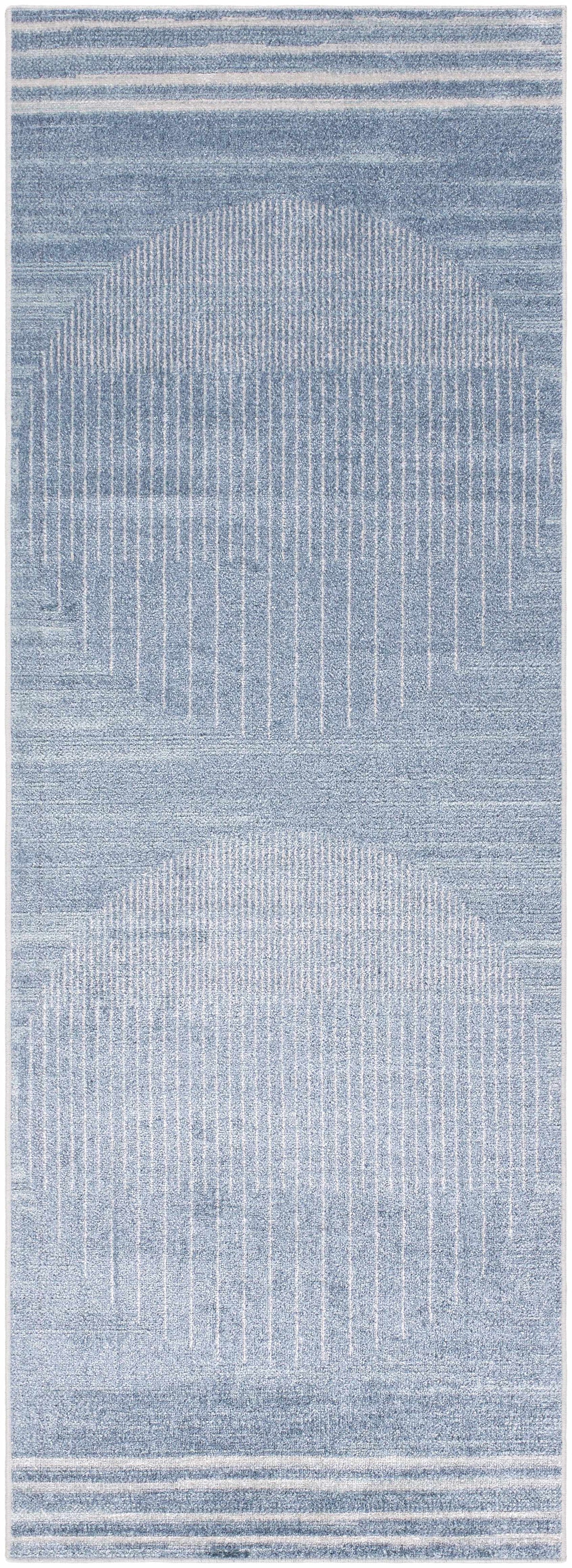 Thad Blue Washable Area Rug - Clearance.