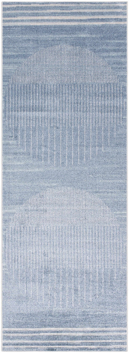 Thad Blue Washable Area Rug - Clearance.