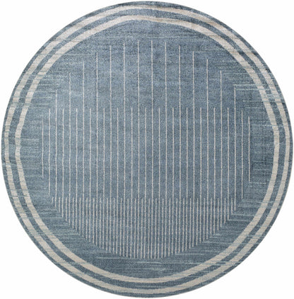 Thad Blue Washable Area Rug - Clearance.