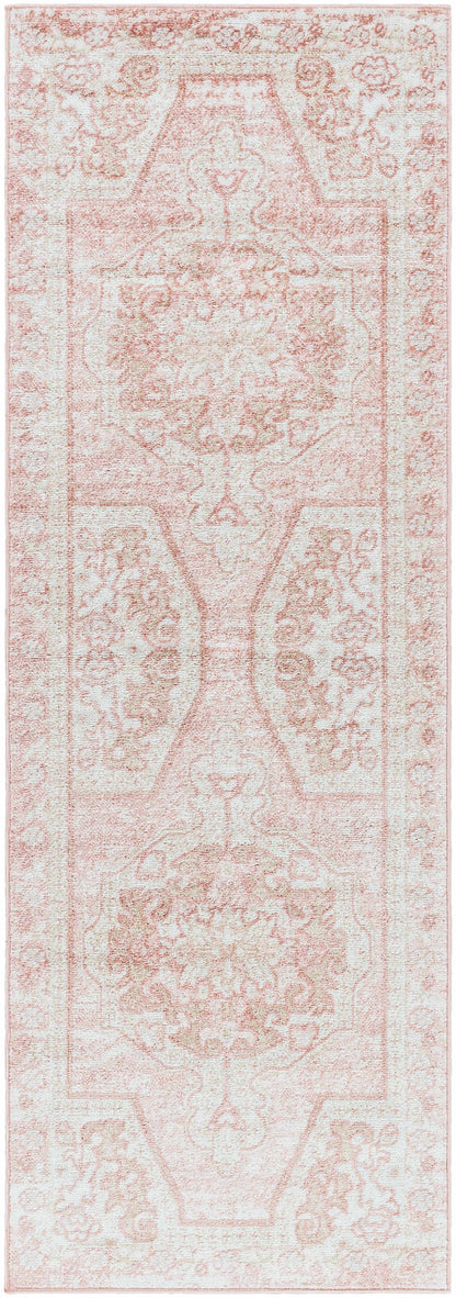 Snead Pink Floral Rug