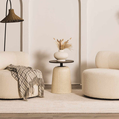 Gowan Beige Area Rug
