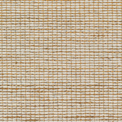 Riki Cream Jute-Wool Blend Rug.